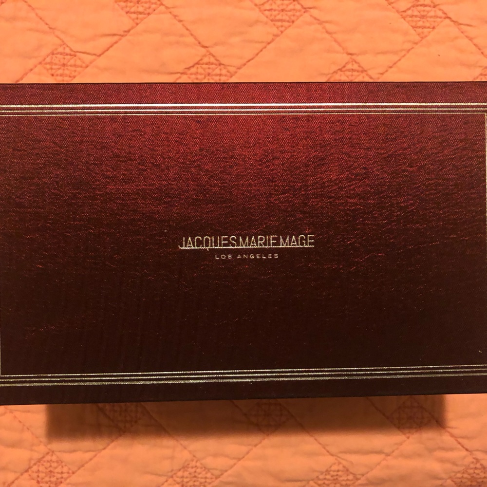 Jacques Marie Mage Beauvoirs Noir eye glass frames. Solid with 18k accents.
